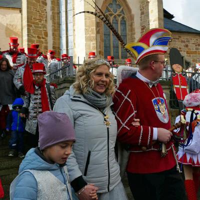Karnevalseröffnung 11. 11. 2023 auf dem Naumburger Marktplatz