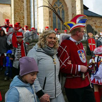 Karnevalseröffnung 11. 11. 2023 auf dem Naumburger Marktplatz