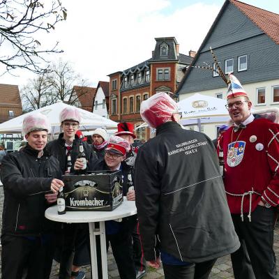 Karnevalseröffnung 11. 11. 2023 auf dem Naumburger Marktplatz