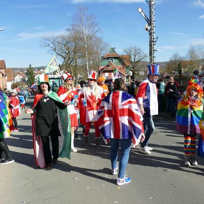Rosenmontagsumzug in Naumburg 2025