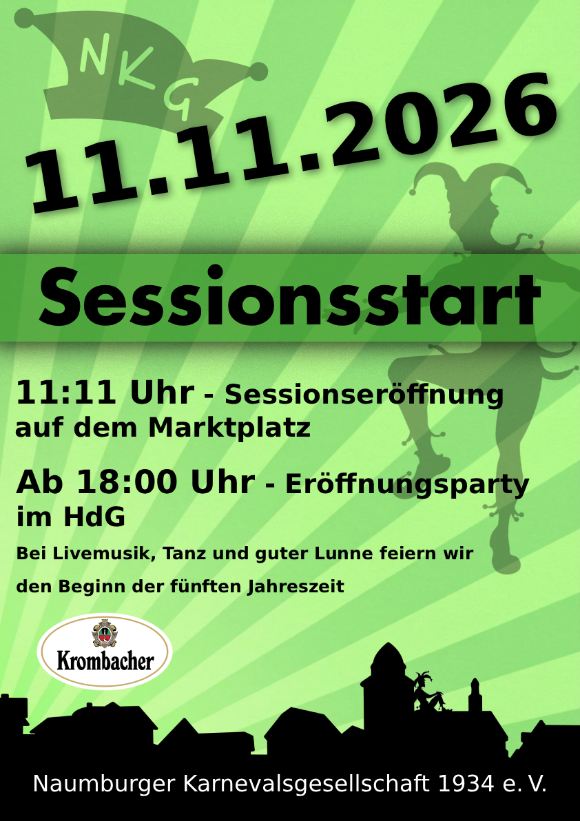Karnevalseröffnung der Session 2026/2027 Karnevalseröffnung der Session 2026/2027