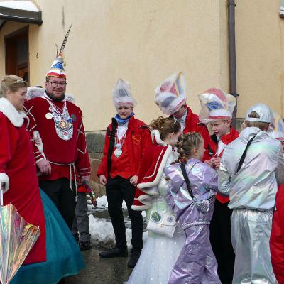 Rathaussturm am Rosenmontag 2026 in Naumburg