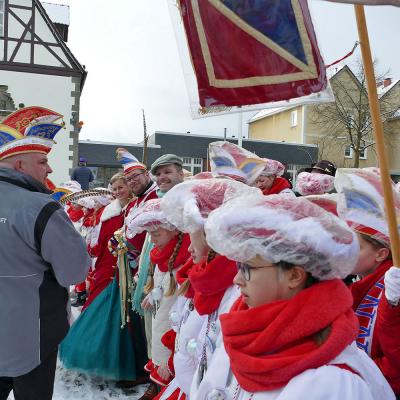 Rathaussturm am Rosenmontag 2026 in Naumburg